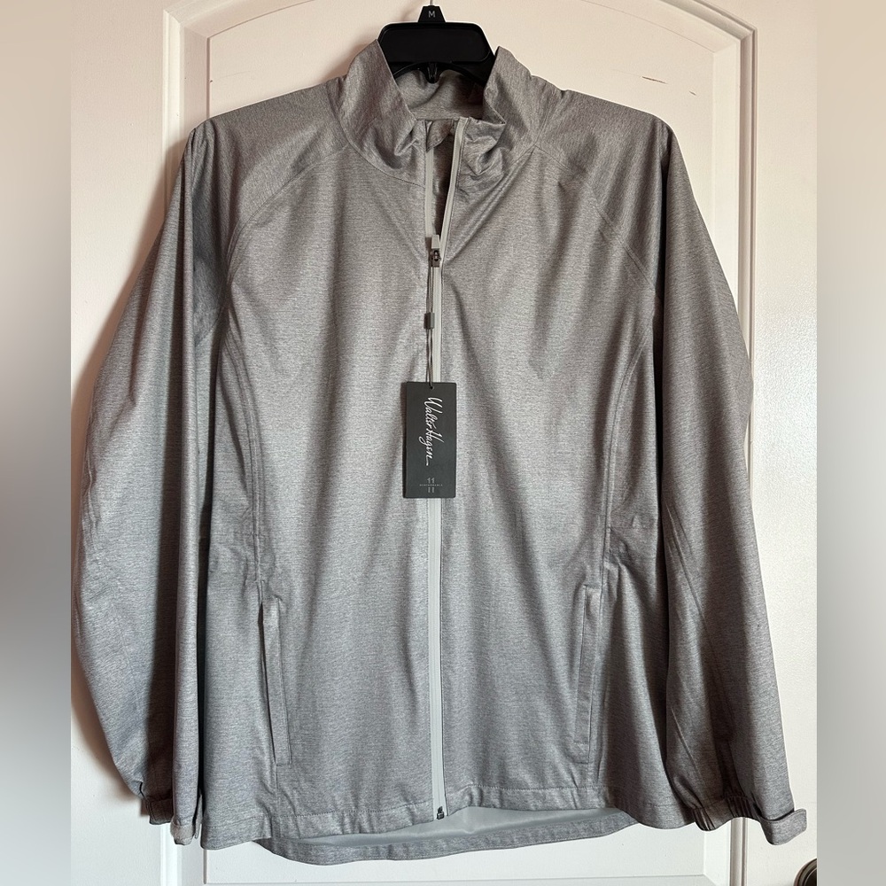 Walter Hagen Light Heather Grey Rain Jacket - Picture 1 of 5